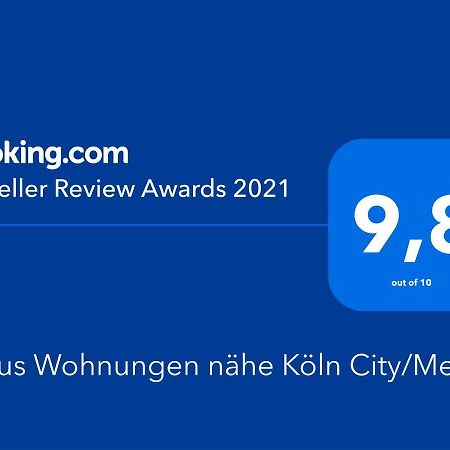 Luxus Wohnungen Naehe Koeln City/Messe Бергиш Гладбах Екстериор снимка